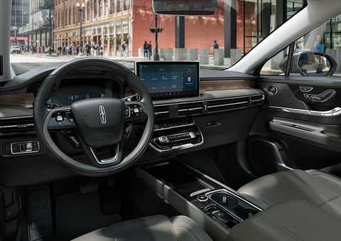 The interior dashboard of 2024 Lincoln Corsair® SUV is shown here. | Pierre Lincoln in Lynnwood WA