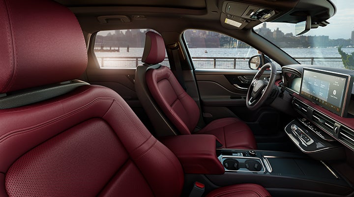 The available Perfect Position front seats in the 2024 Lincoln Corsair® SUV are shown. | Pierre Lincoln in Lynnwood WA