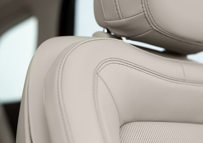 Fine craftsmanship is shown through a detailed image of front-seat stitching. | Pierre Lincoln in Lynnwood WA