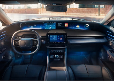 The panoramic display is shown in a 2024 Lincoln Nautilus® SUV. | Pierre Lincoln in Lynnwood WA